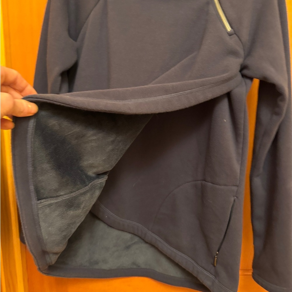 ATHLETA Cozy Karma Pullover Wrap-Front Asymmetrical - Picture 9 of 12